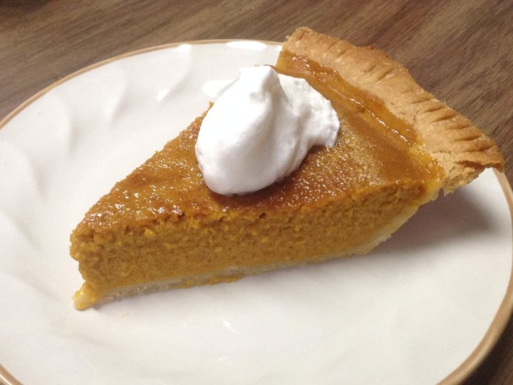 GRANDMA’S PUMPKIN PIE – December 25 – National Pumpkin Pie Day