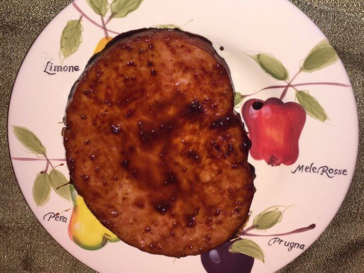 MAPLE GLAZED HAM STEAK – December 17 – National Maple Syrup Day