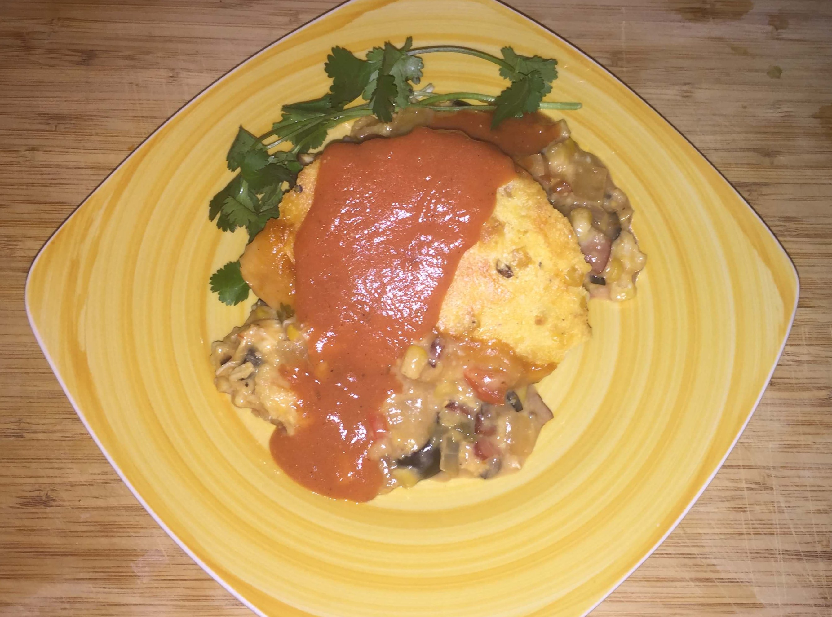 CHICKEN TAMALE PIE – January 11 –  National Milk Day