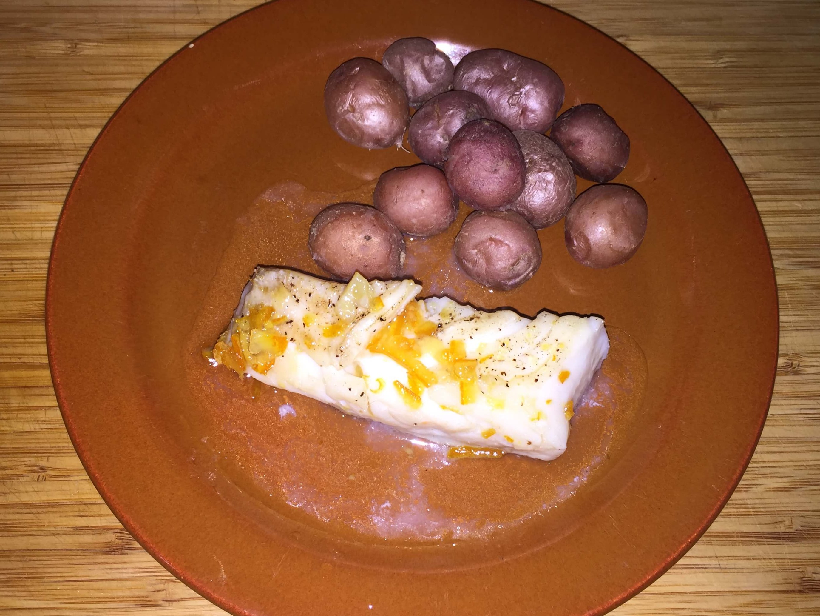 HALIBUT WITH HOT BUTTER RUM SAUCE – January 17 – National Hot Butter Rum Day