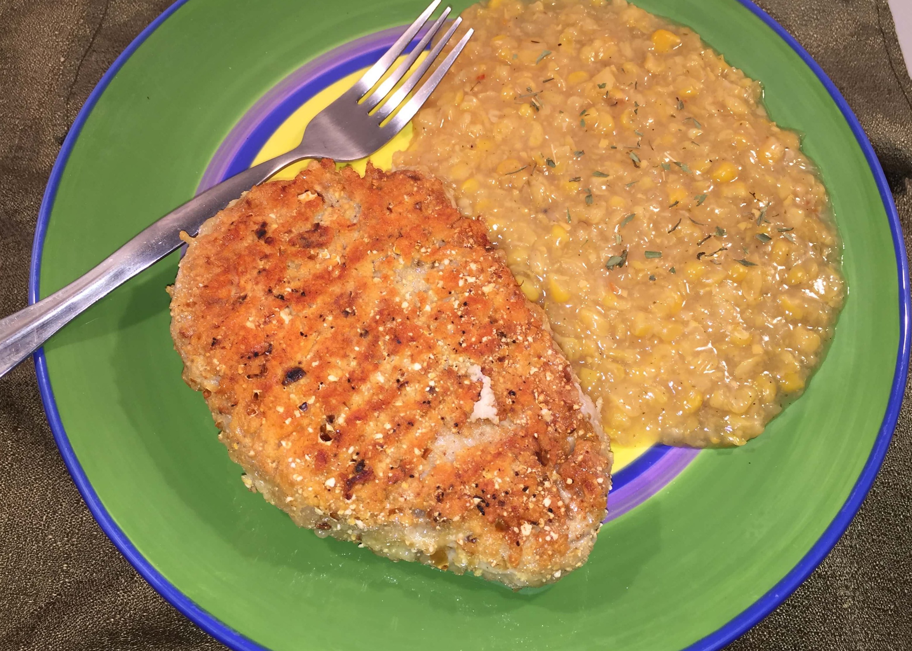 POPCORN BREADED PORK CHOPS – January 19 – National Popcorn Day
