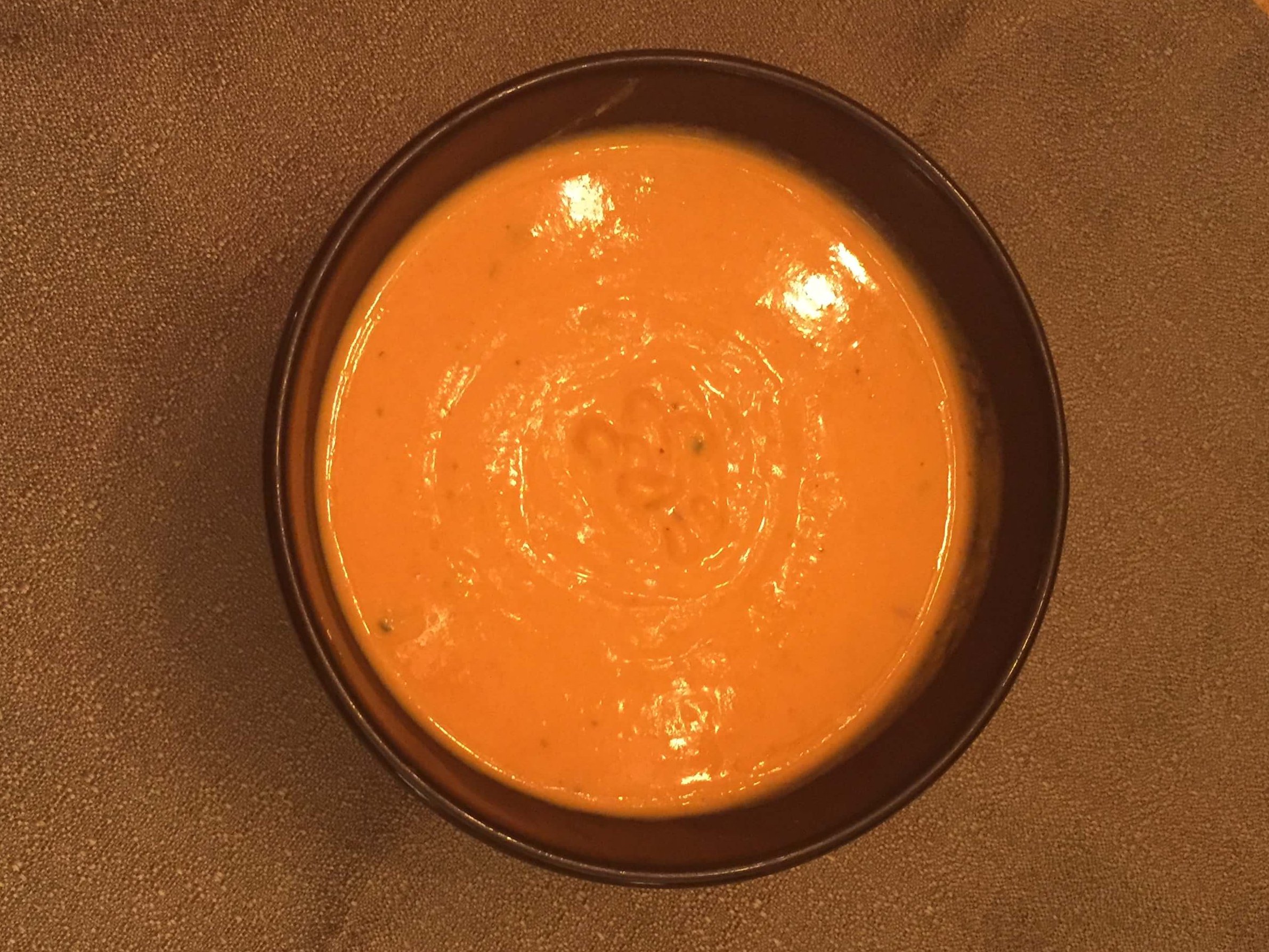 ROASTED BUTTERNUT SQUASH SOUP – January 8 – National Soup Month