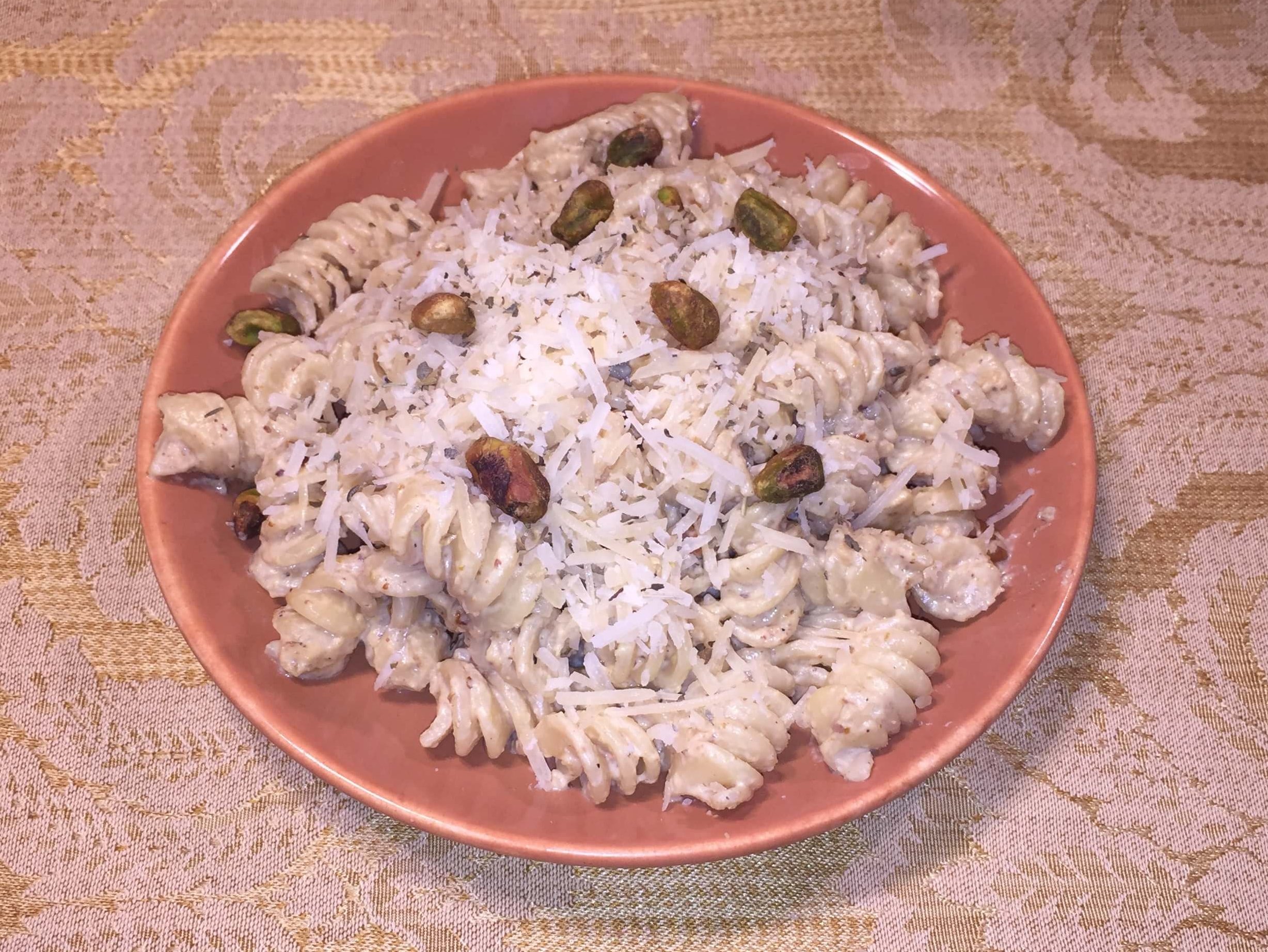 CREAMY PISTACHIO PASTA – February 26 – National Pistachio Day